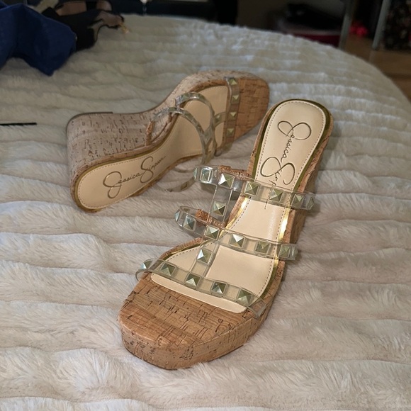 Size 7 Jessica Simpson platform, wedge - Picture 1 of 4
